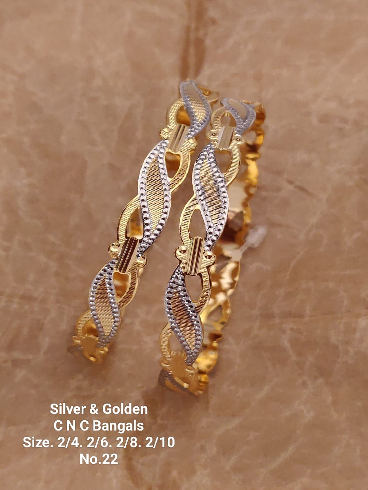 Silver And Golden Fancy Designer Bangles Catalog
